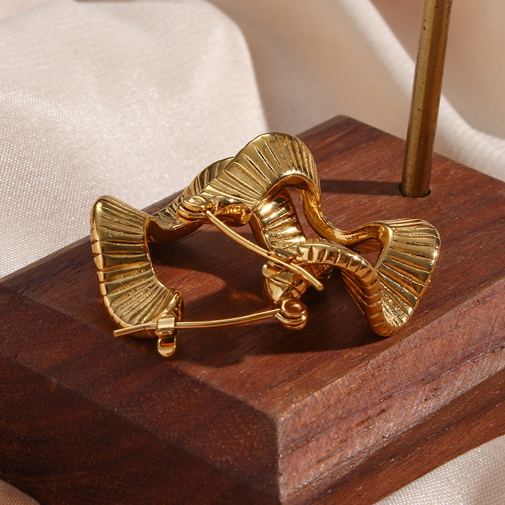 Melted Hoop Earrings