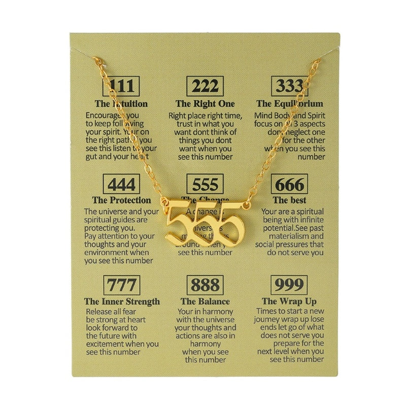 Angel Number Necklace