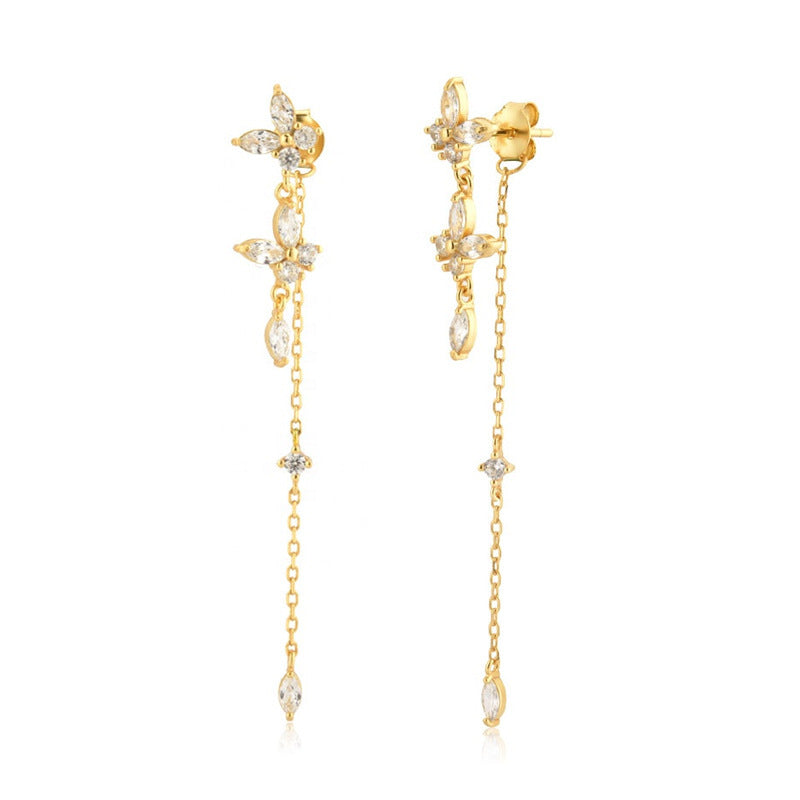 Butterfly Tassel Earrings