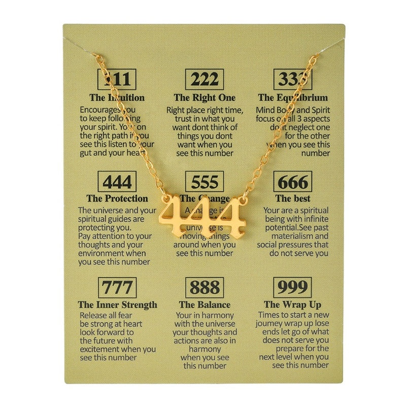 Angel Number Necklace