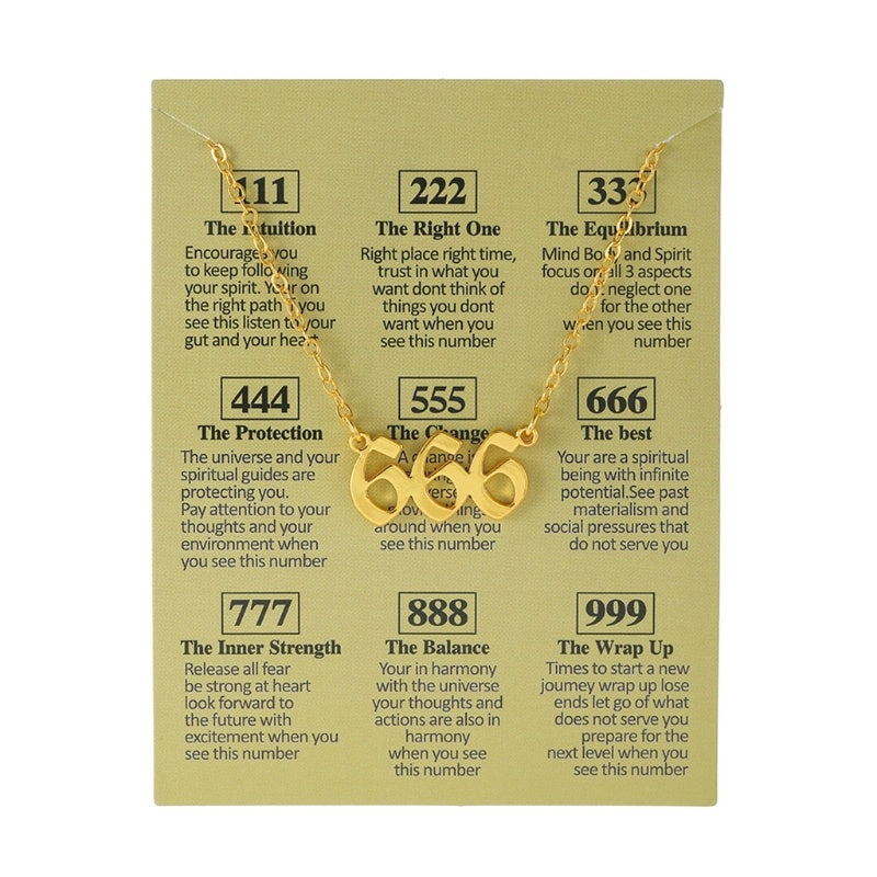 Angel Number Necklace
