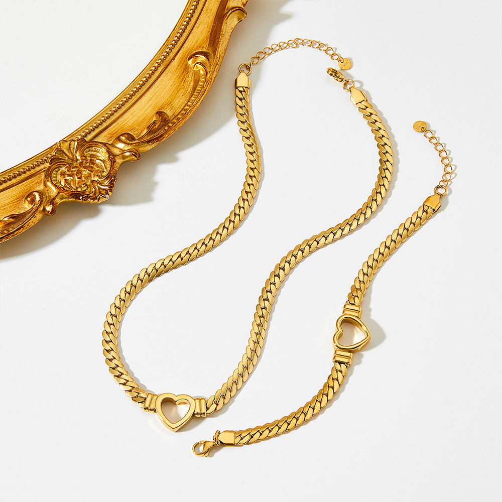 Heartbound Cuban Necklace